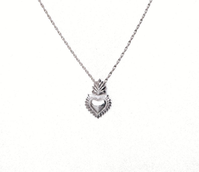 Hearts on Fire I Charm Necklace