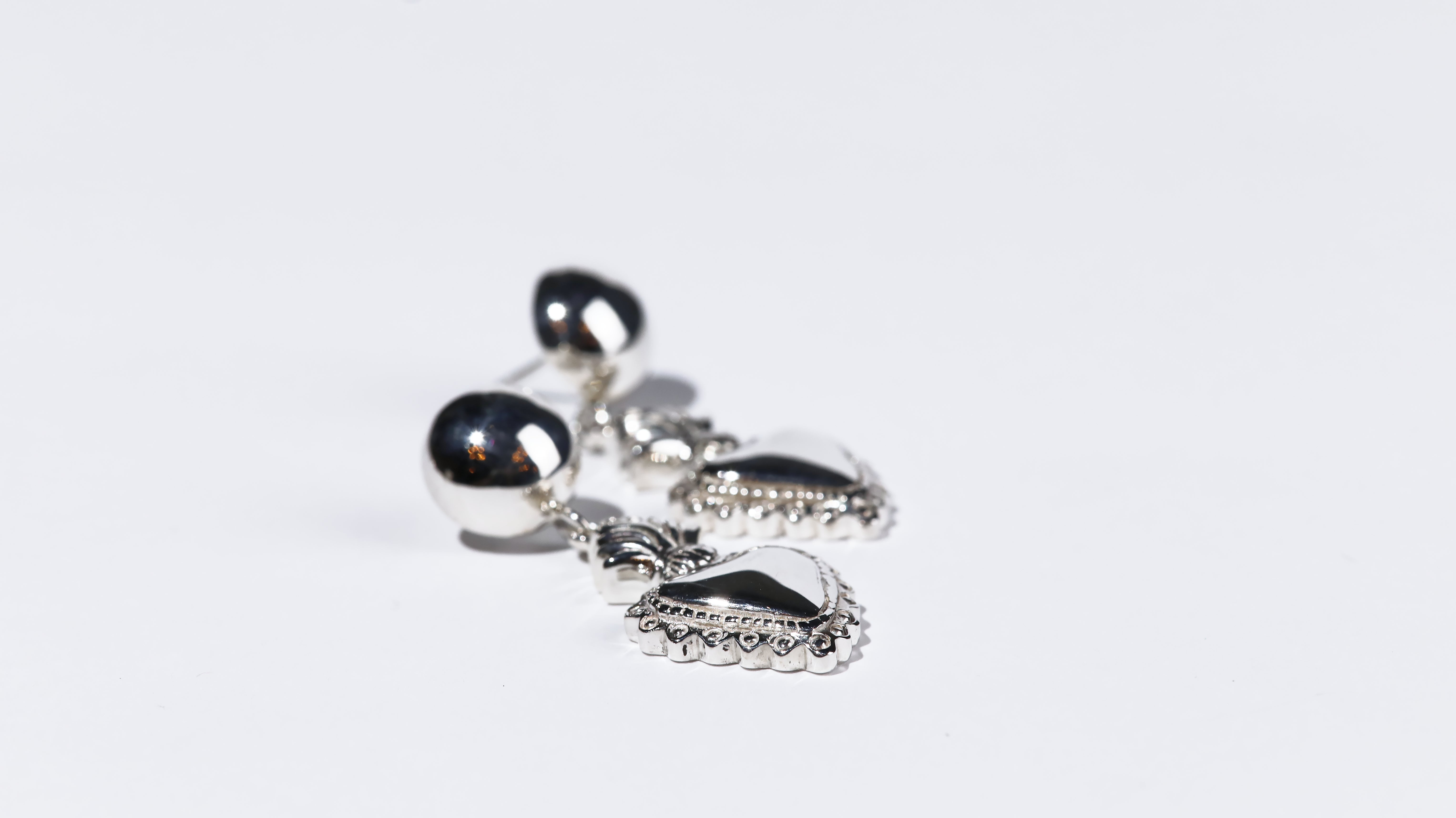 Hearts on Fire II Charm Dangle Earring