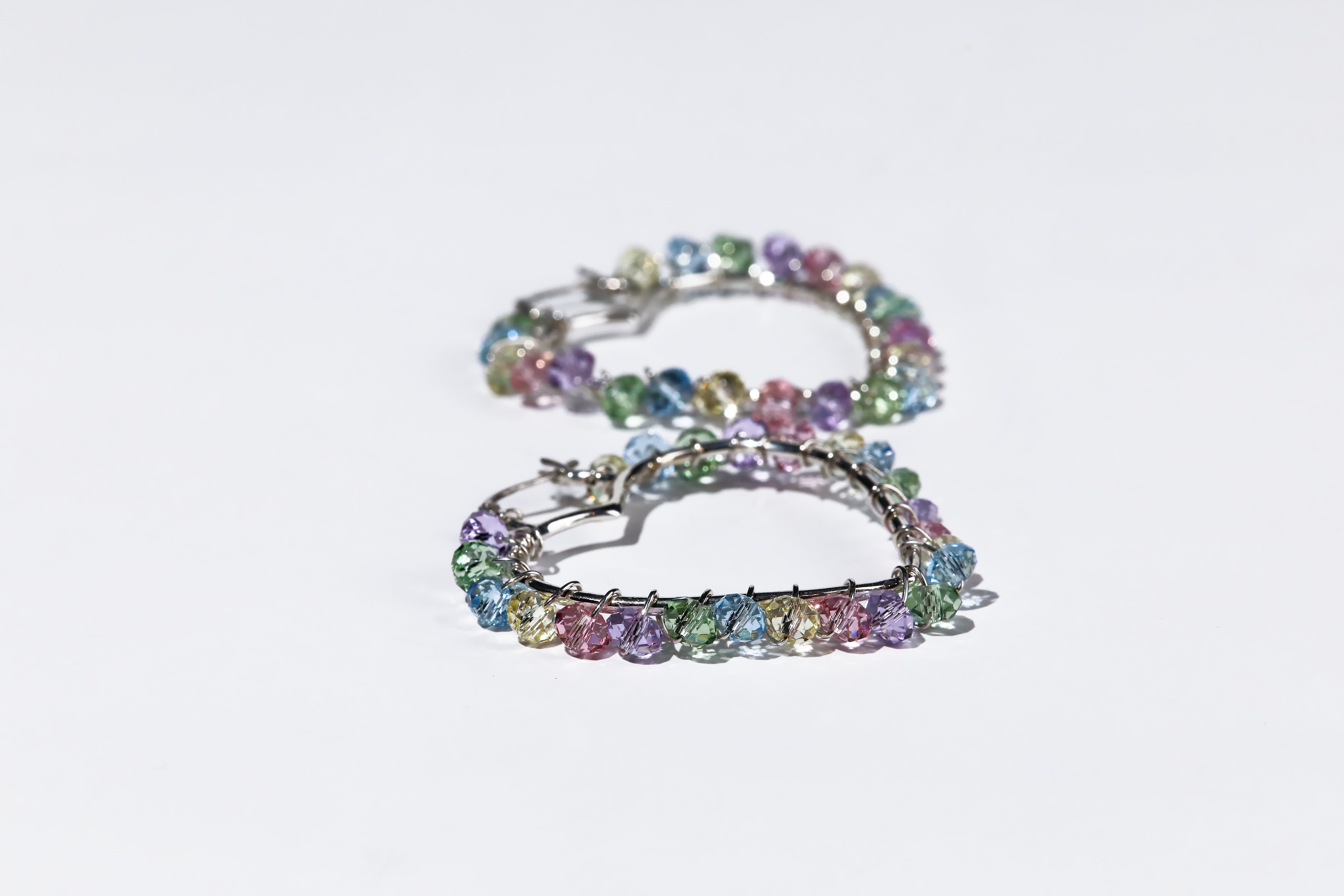 Shine Stone Heart Earrings