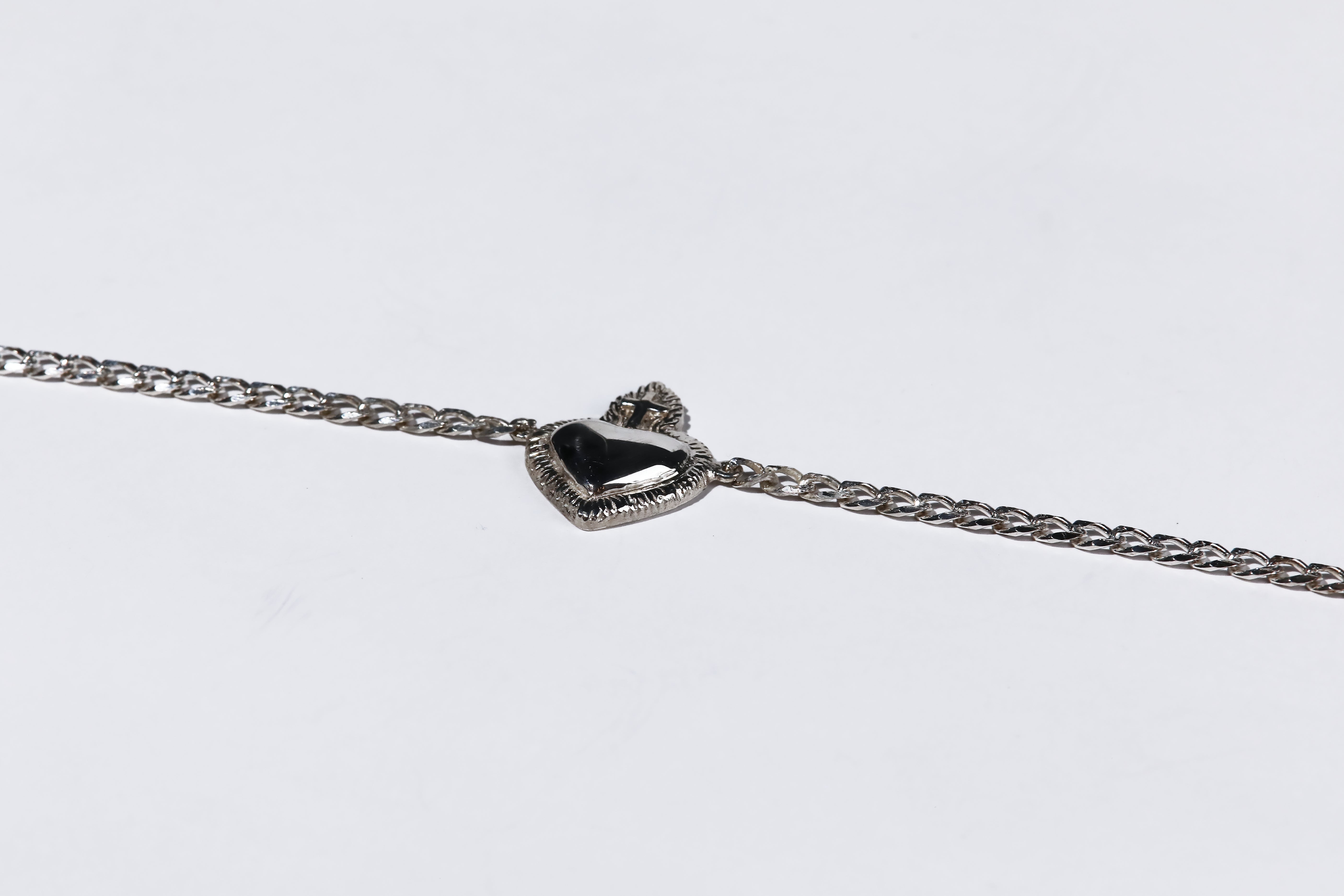 Take A Bow Heart Bracelet