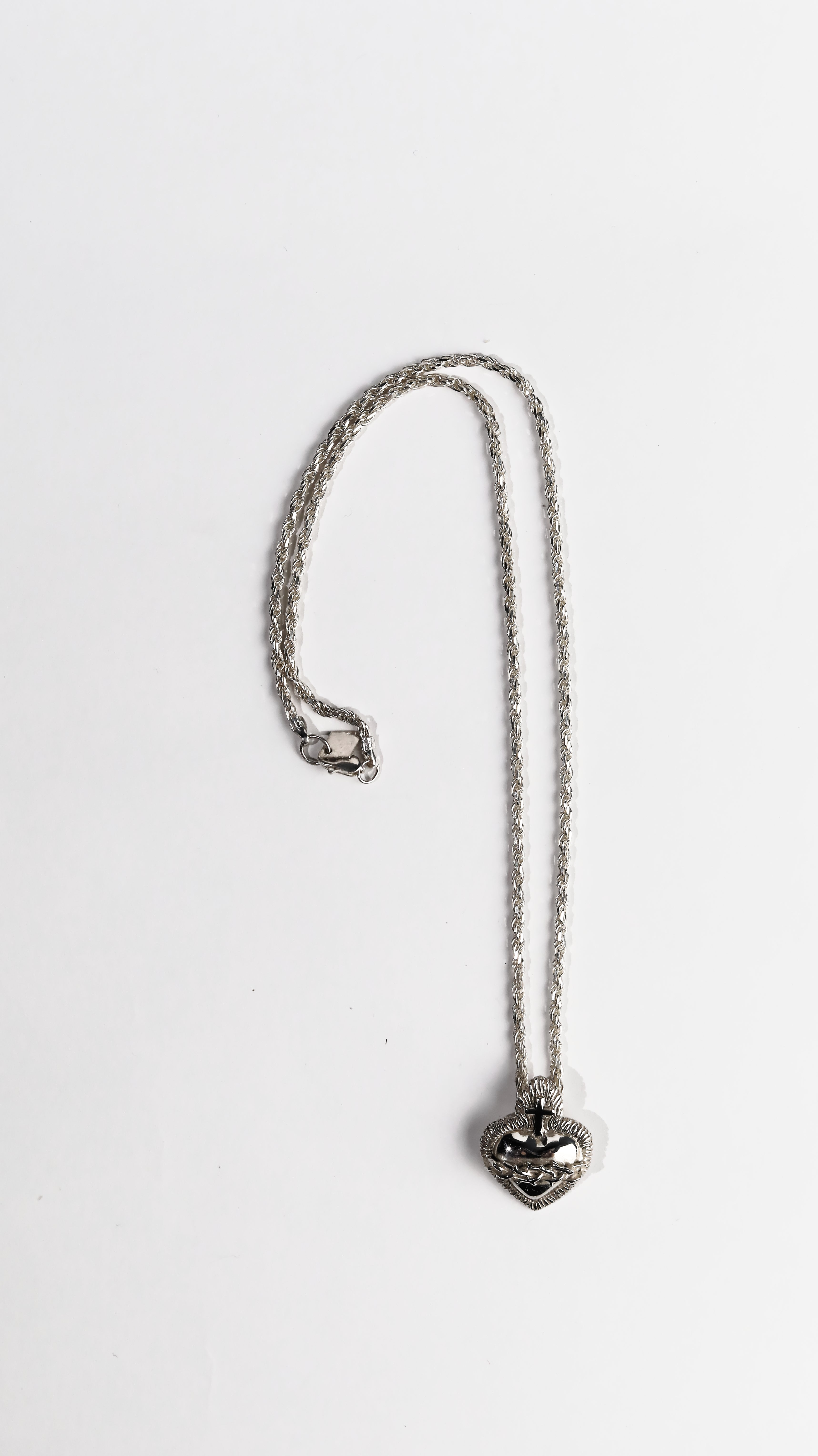 Thorned Heart Charm Necklace